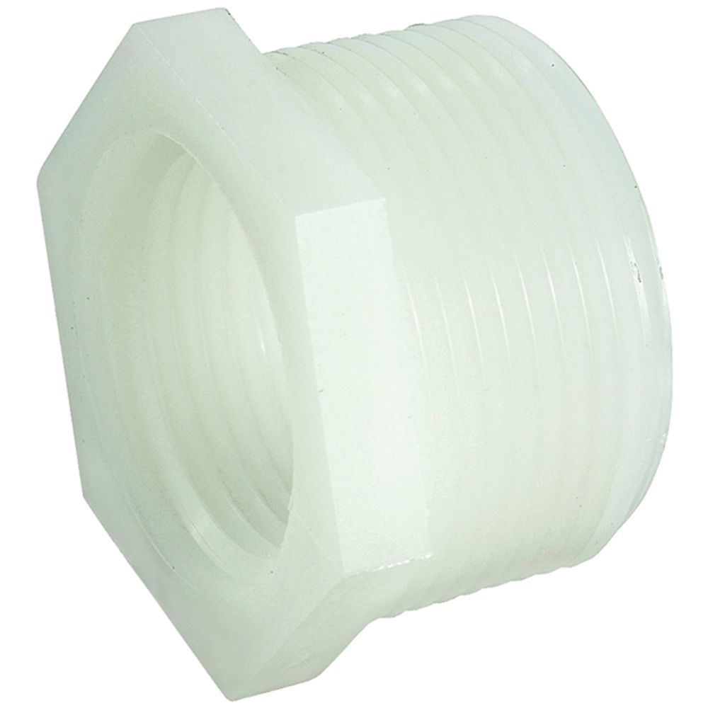 Anderson Metals 53610-0806 Pipe Reducing Bushing, 1/2 x 3/8 in Male x Female Thread