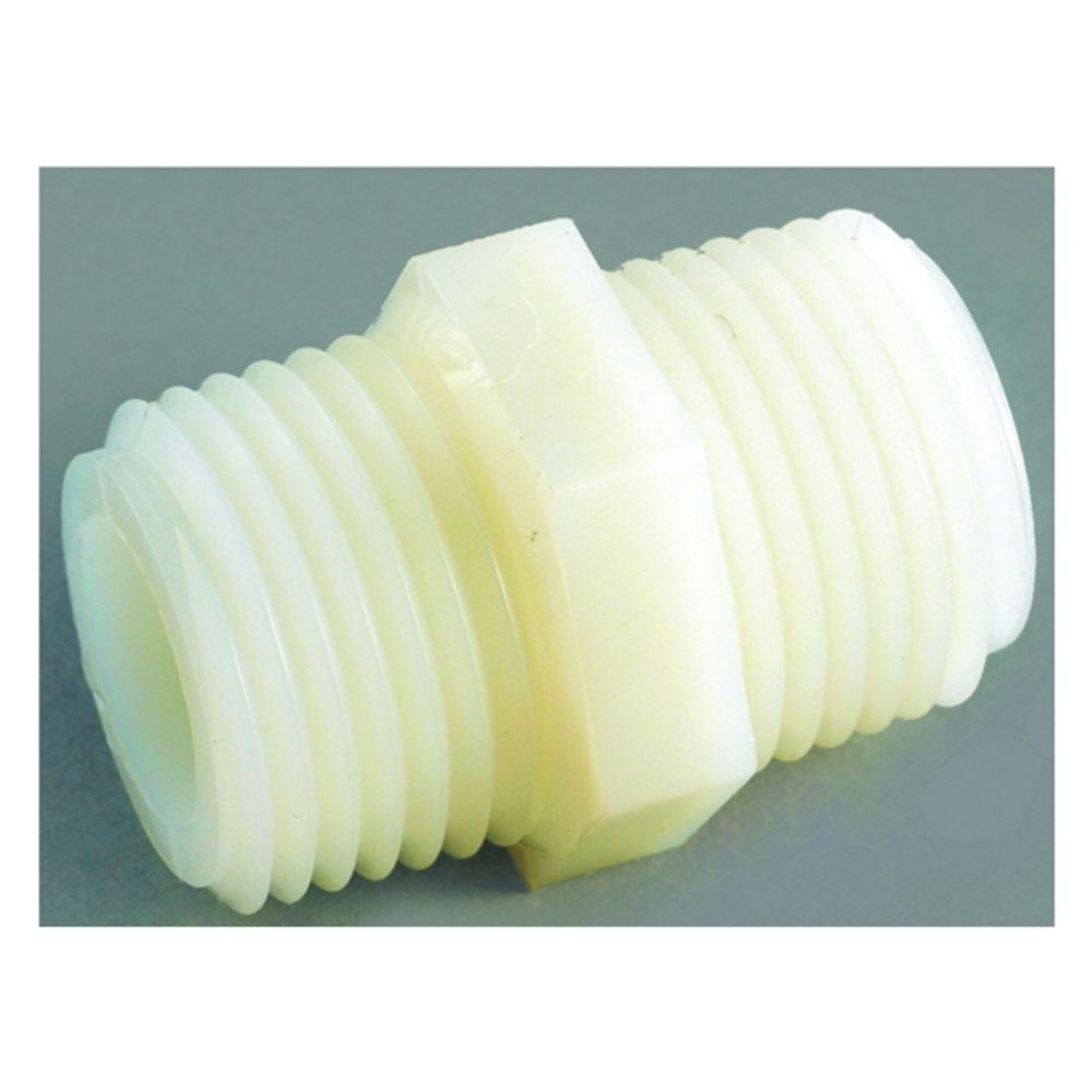 Anderson Metals 53622-08 Pipe Nipple, 1/2 in MPT
