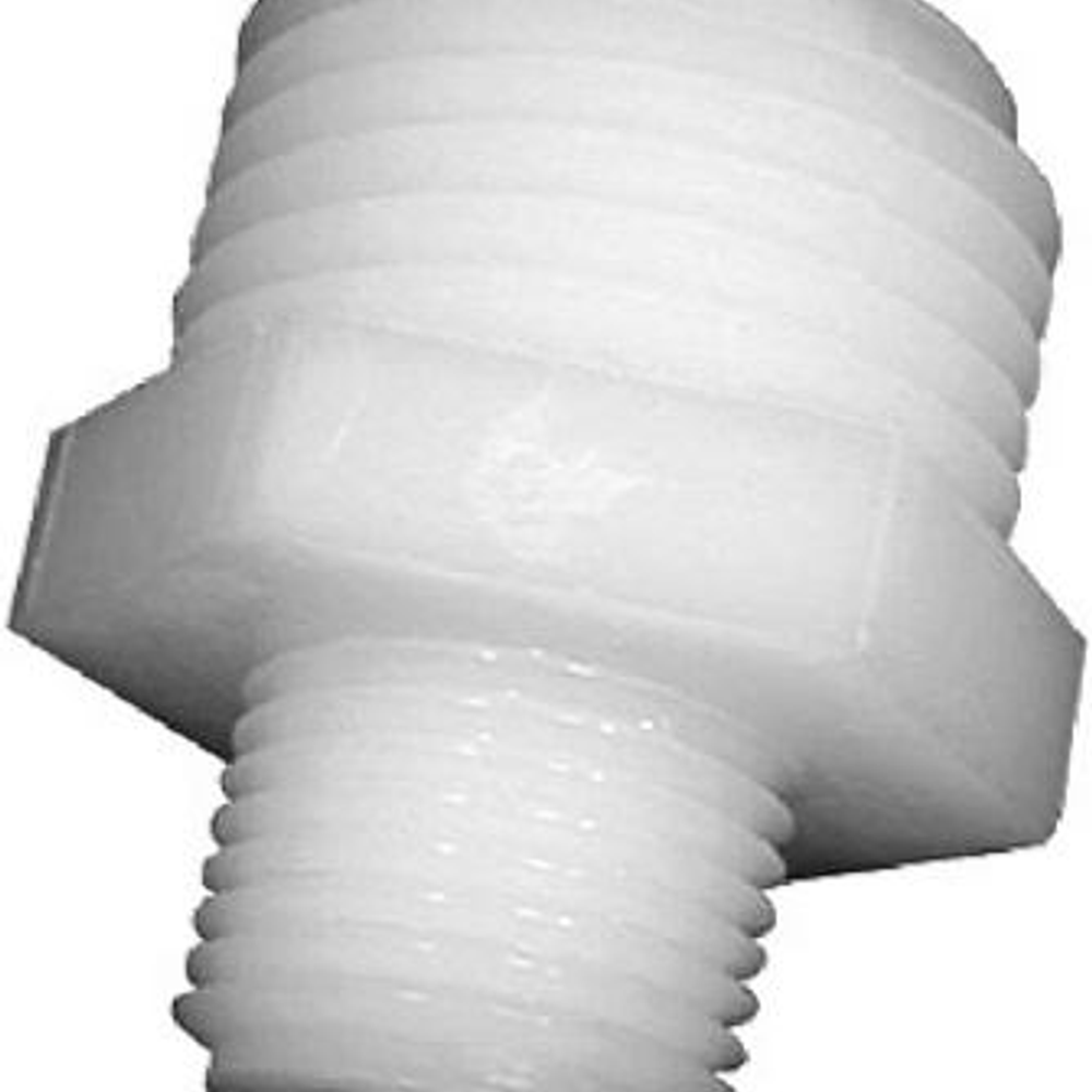 Anderson Metals 53778-1208 Hose Adapter, 3/4 in GHT x 1/2 in MPT, 150 psi, Nylon