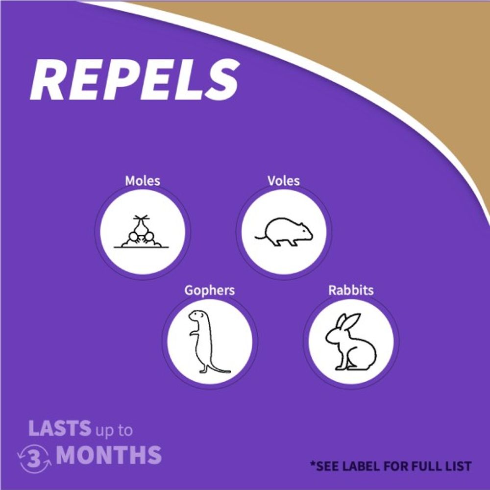 Bonide, Molemax Mole & Vole Repellent Granules, 10 lb