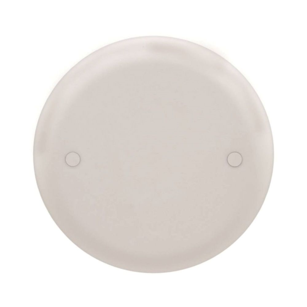 Carlon CPC4WH Ceiling Box Cover, Round, Lexan