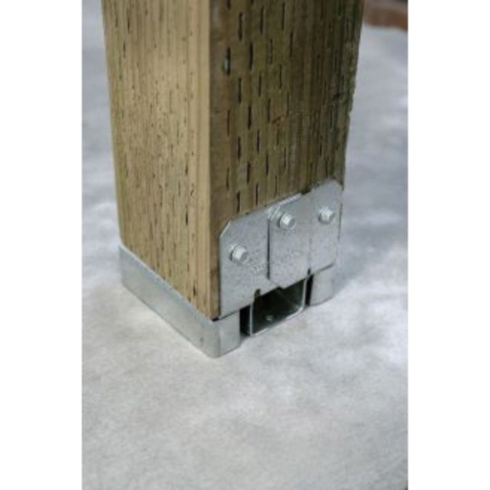 Simpson Strong-Tie AB Series ABA44Z Post Base, 725 lb Nails Uplift/5660 lb Down DF/SP Weight Capacity, 3-3/8 in L