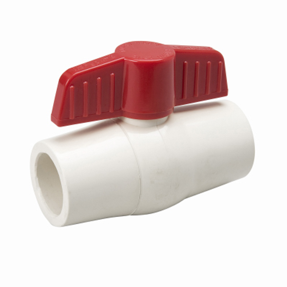 B & K 107-124HN Ball Valve, 3/4 in Compression, 2 Ports/Ways, CPVC