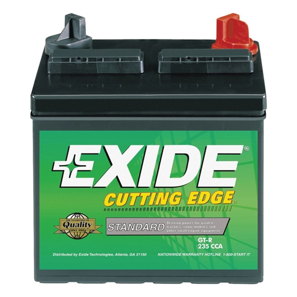 Exide, Cutting Edge Lawn Tractor Battery, 12-Volt