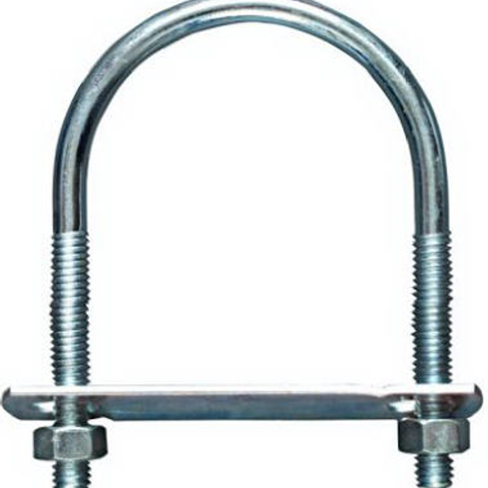 National Hardware N222-208 U-Bolt, 3/8-16 Thread, Steel, Zinc