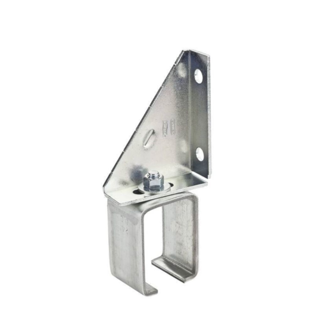 National Hardware N104-638 Single Box Rail Bracket, Steel, Galvanized