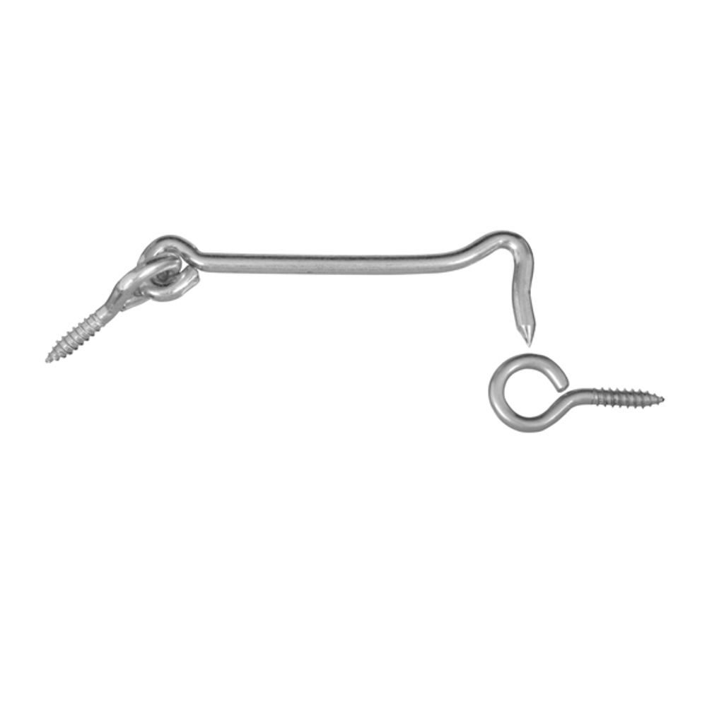 National Hardware V2106 Series N122-358 Gate Hook, Steel, Zinc, 1 Visual Pack