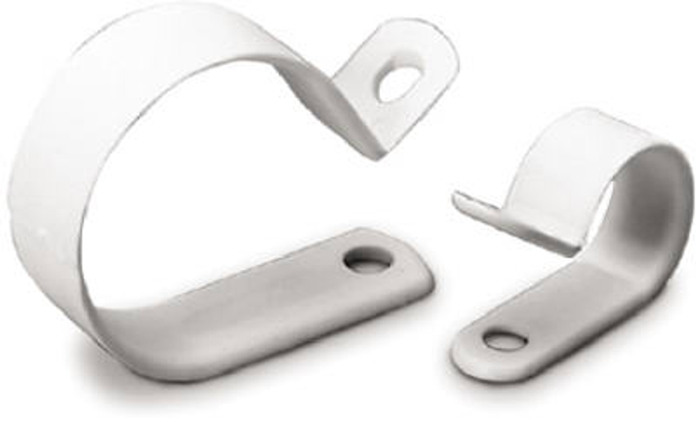 GB PPC-1575 Cable Clamp, 3/4 in Dia Max Bundle, Plastic, White