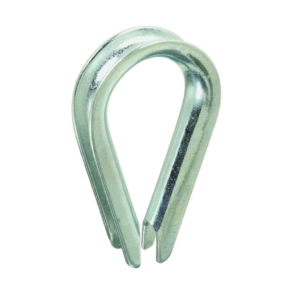 National Hardware 3232BC Series N176-800 Rope Thimble, Steel, Zinc