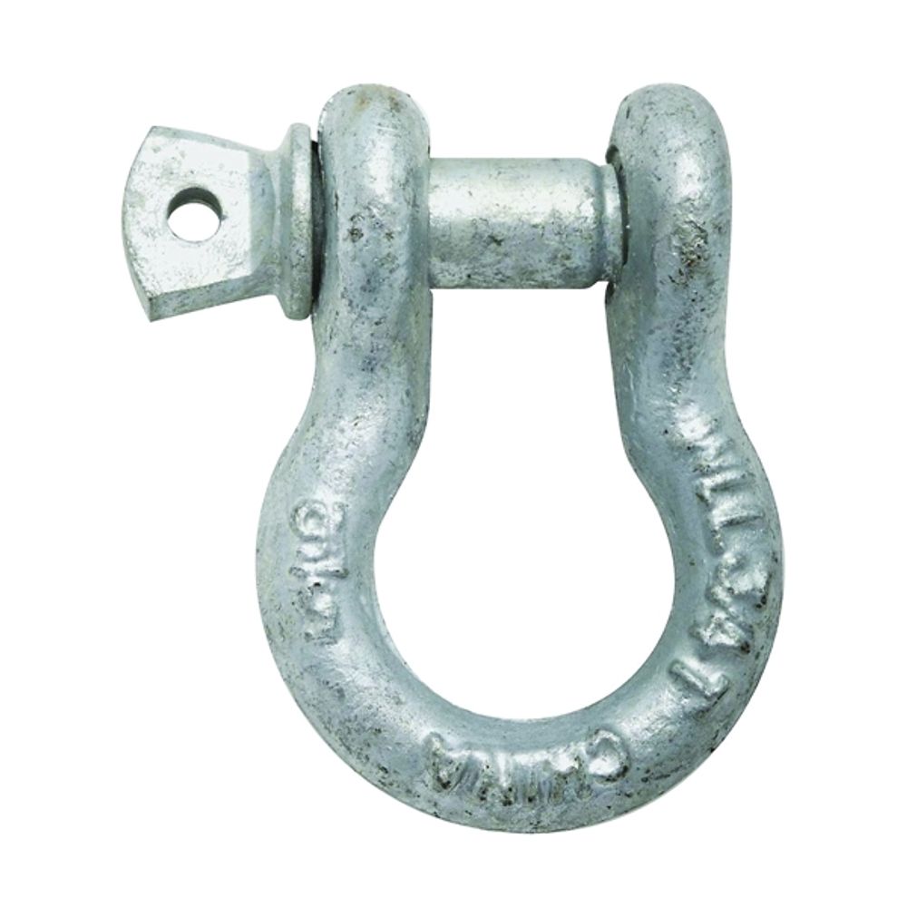 National Hardware 3250BC Series N223-677 Anchor Shackle, 1500 lb Weight Capacity, Galvanized Steel