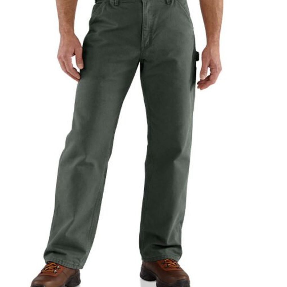 Carhartt, Men's Cotton Flannel Lined Washed Duck Dungaree Pant, B111
