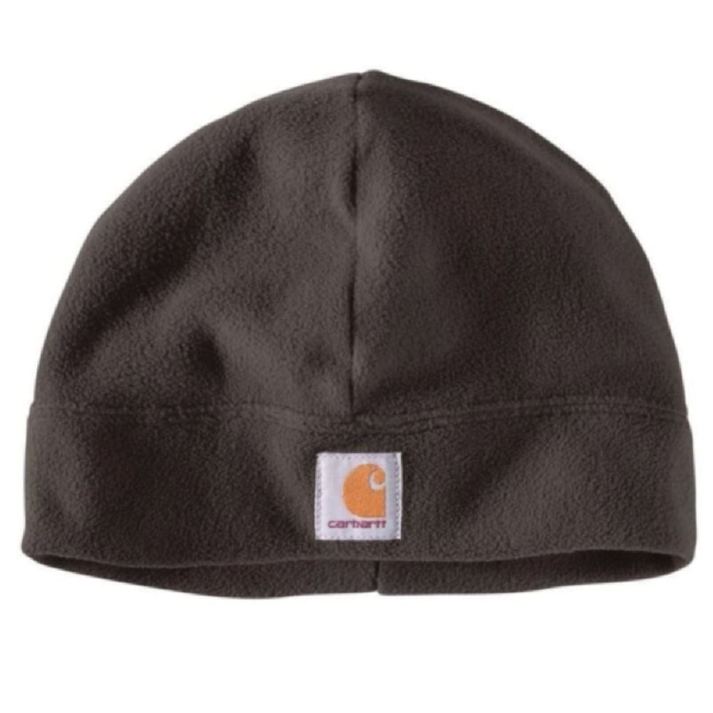 Carhartt A207-BLK Fleece Hat, One-Size, Polyester Fleece, Black