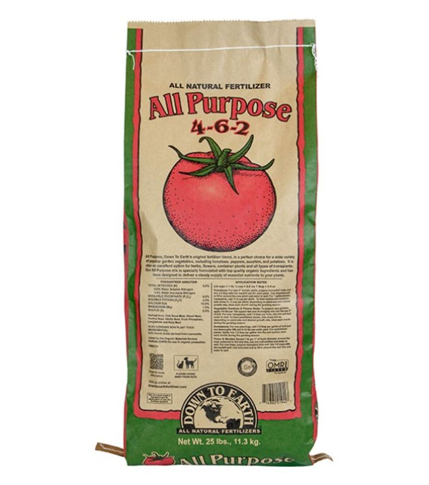 Down to Earth, All Purpose 4-6-2 Fertilizer