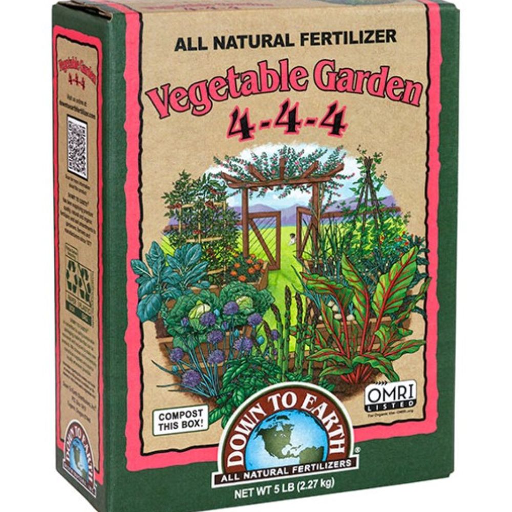 Down to Earth, Vegetable Garden Mix 4-4-4, 5 lb