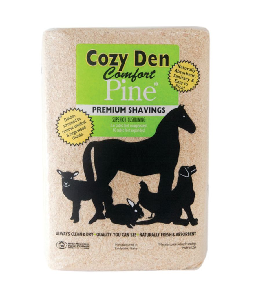 Cozy Den, Comfort Pine Premium Shavings, 9 Cu. Ft.
