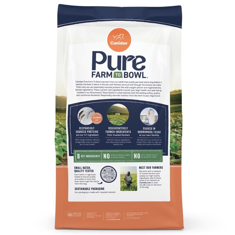 Canidae, Pure Grain Free Salmon & Sweet Potato Recipe Dog Food
