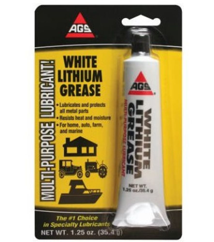 AGS White Lithium Grease 1.25 oz.
