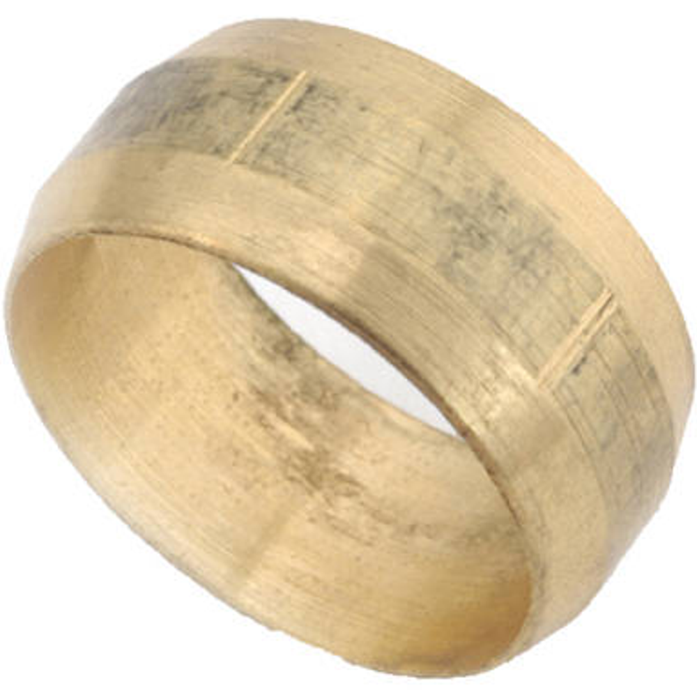 Sleeve, Compression, Brass, 3/8-In.