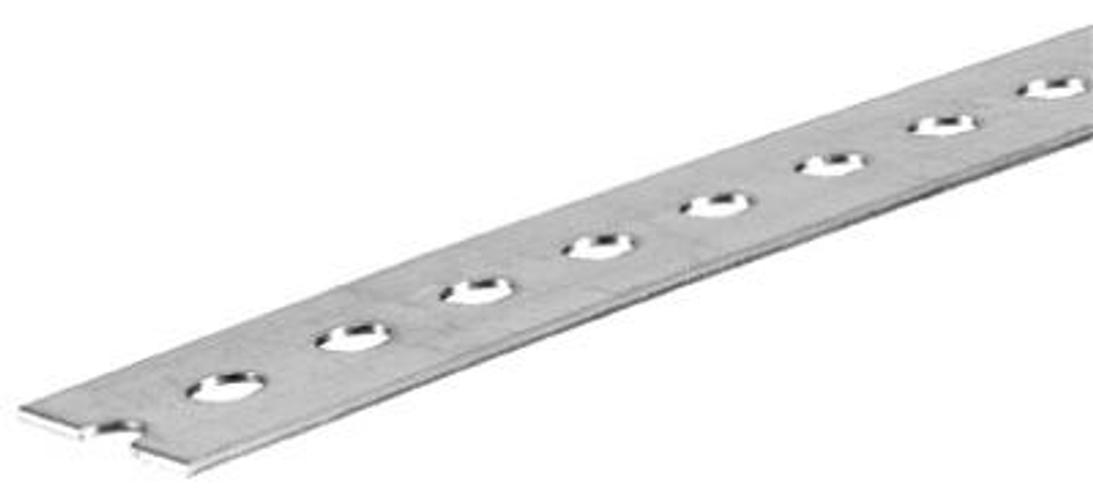 Slotted Flat Steel, 14-Gauge, 1-3/8 x 60-In.