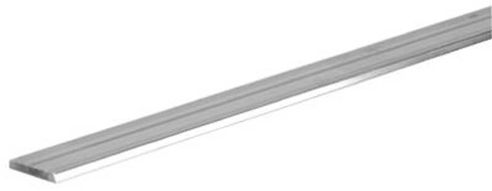 Flat Aluminum Bar, 1/16 x 1/2 x 72-In.