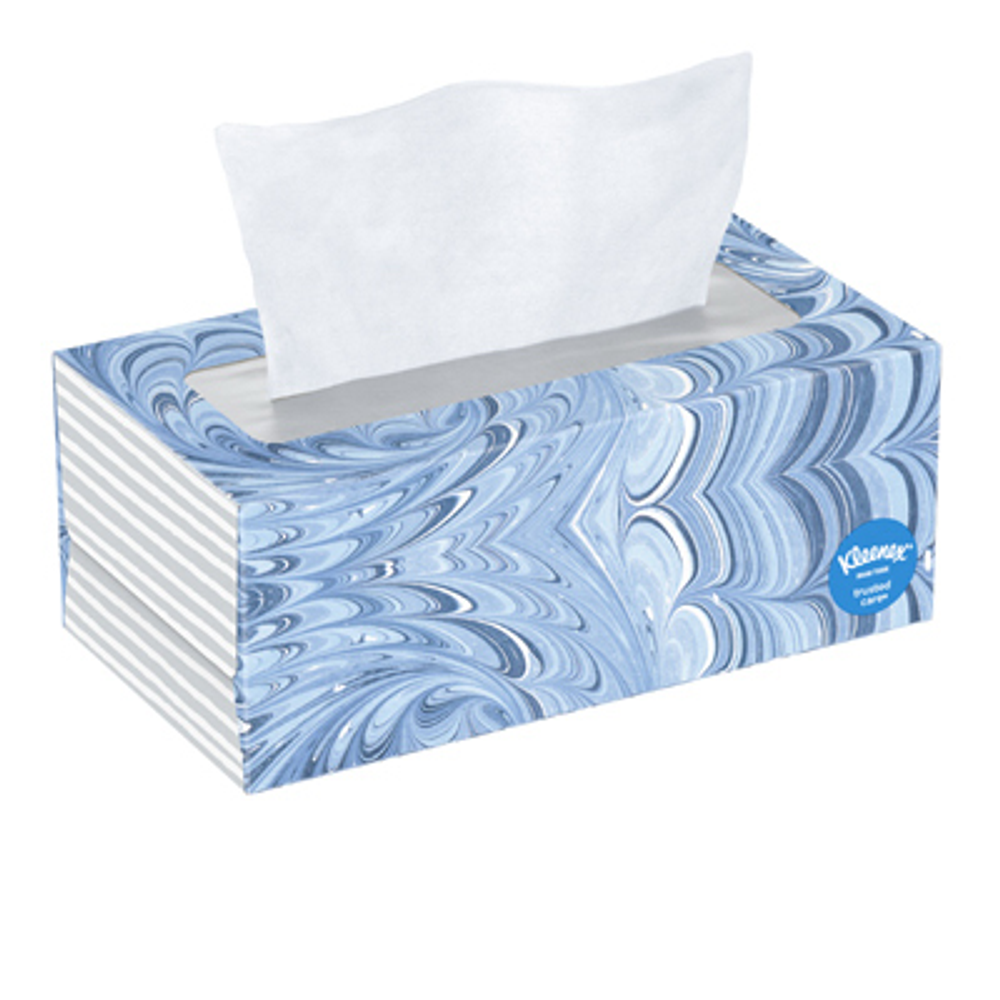 Kleenex Facial Tissue, 2-Ply, White, 144-Ct.
