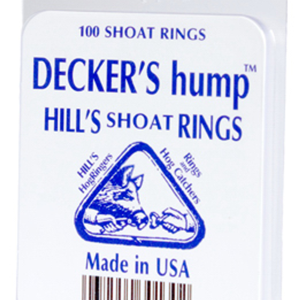 Decker Hill's Hump Shoat Ring, No. 2, 100-Pk.