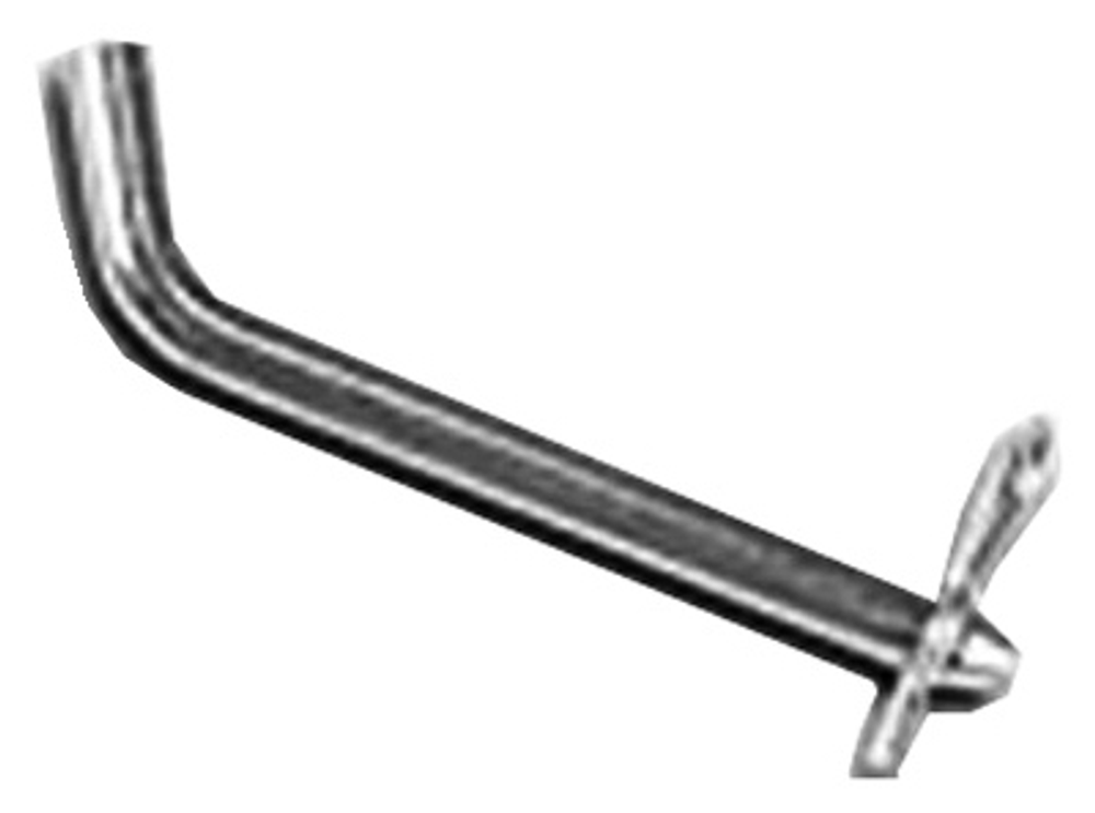 DOUBLE HH Tractor Bent Pin, Zinc-Plated, 1/2 x 3-In.