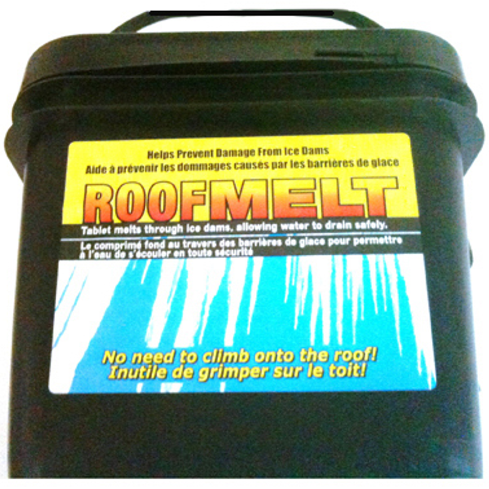 RoofMelt Ice Dam Melter, Calcium Chloride, 60 Pucks