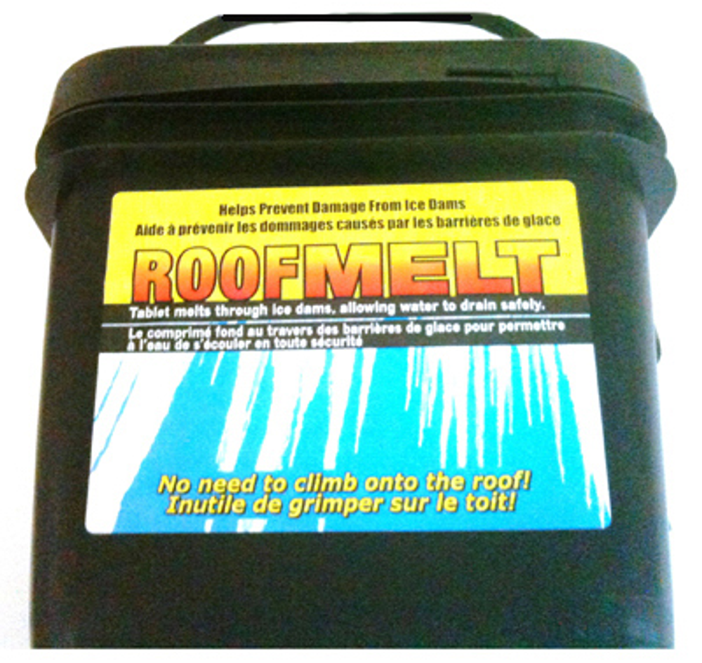 RoofMelt Ice Dam Melter, Calcium Chloride, 60 Pucks