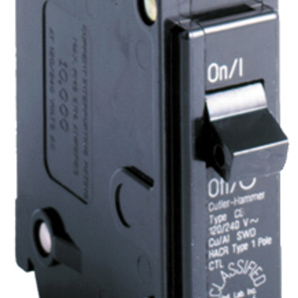 Eaton Single-Pole UL-Classified Replacement Circuit Breaker, 20A, 120 Volt