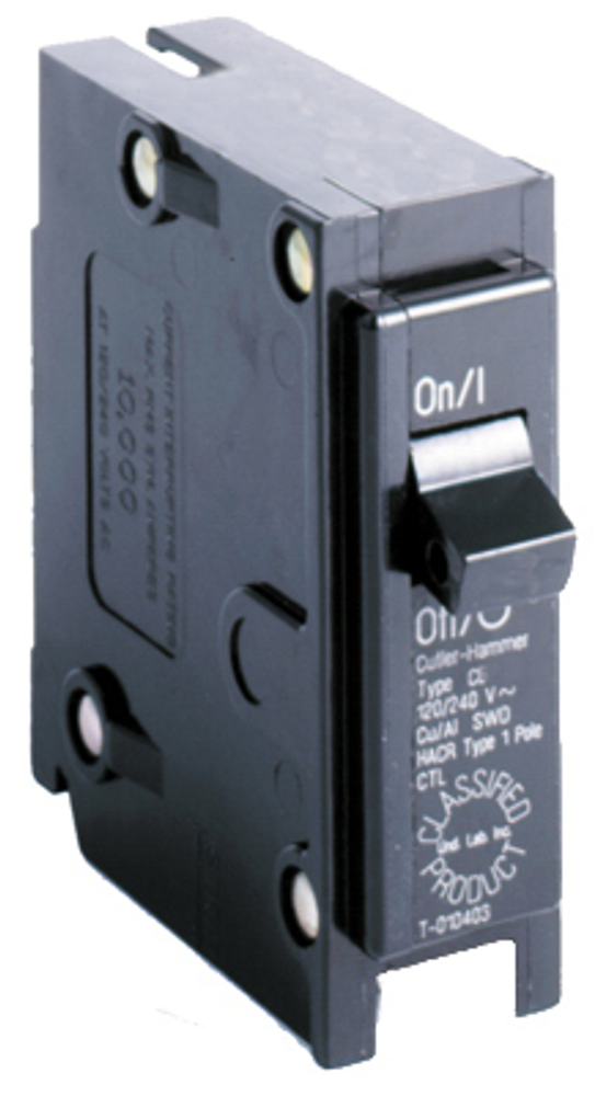 Eaton Single-Pole UL-Classified Replacement Circuit Breaker, 20A, 120 Volt