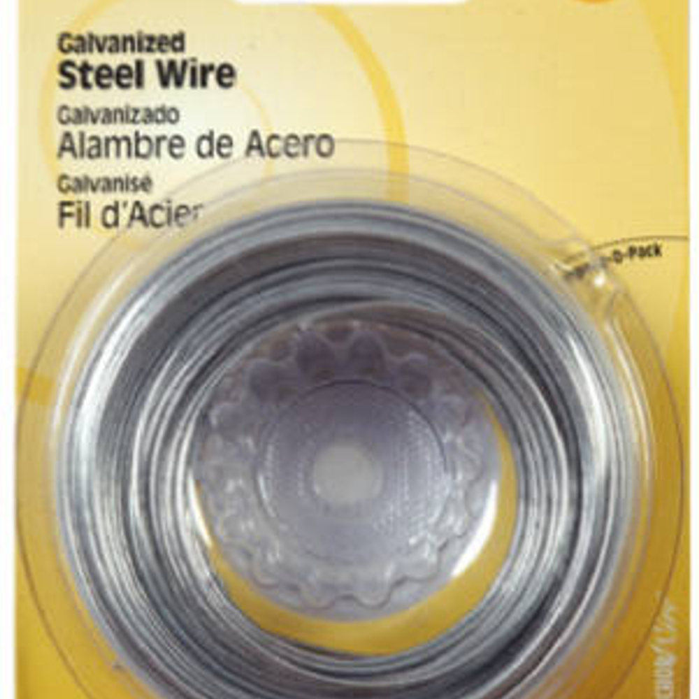 Hillman 24-Gauge Galvanized Wire, 100-Ft.