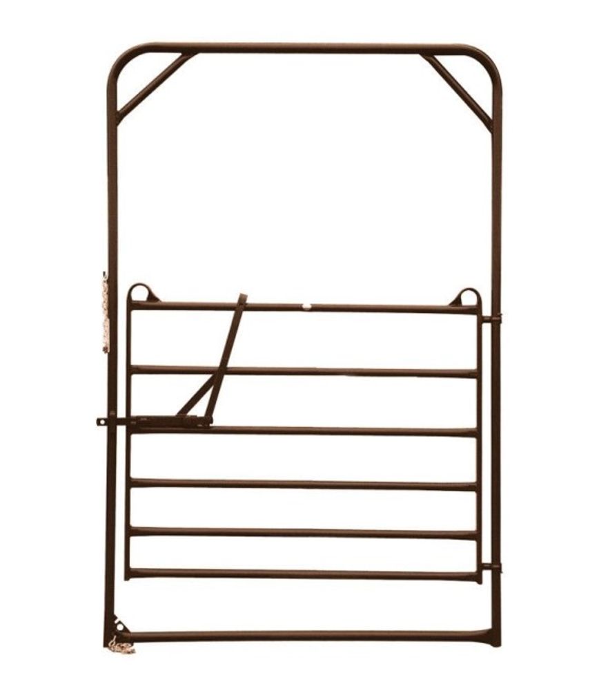 Priefert, 6' Brown Utility Bow Gate