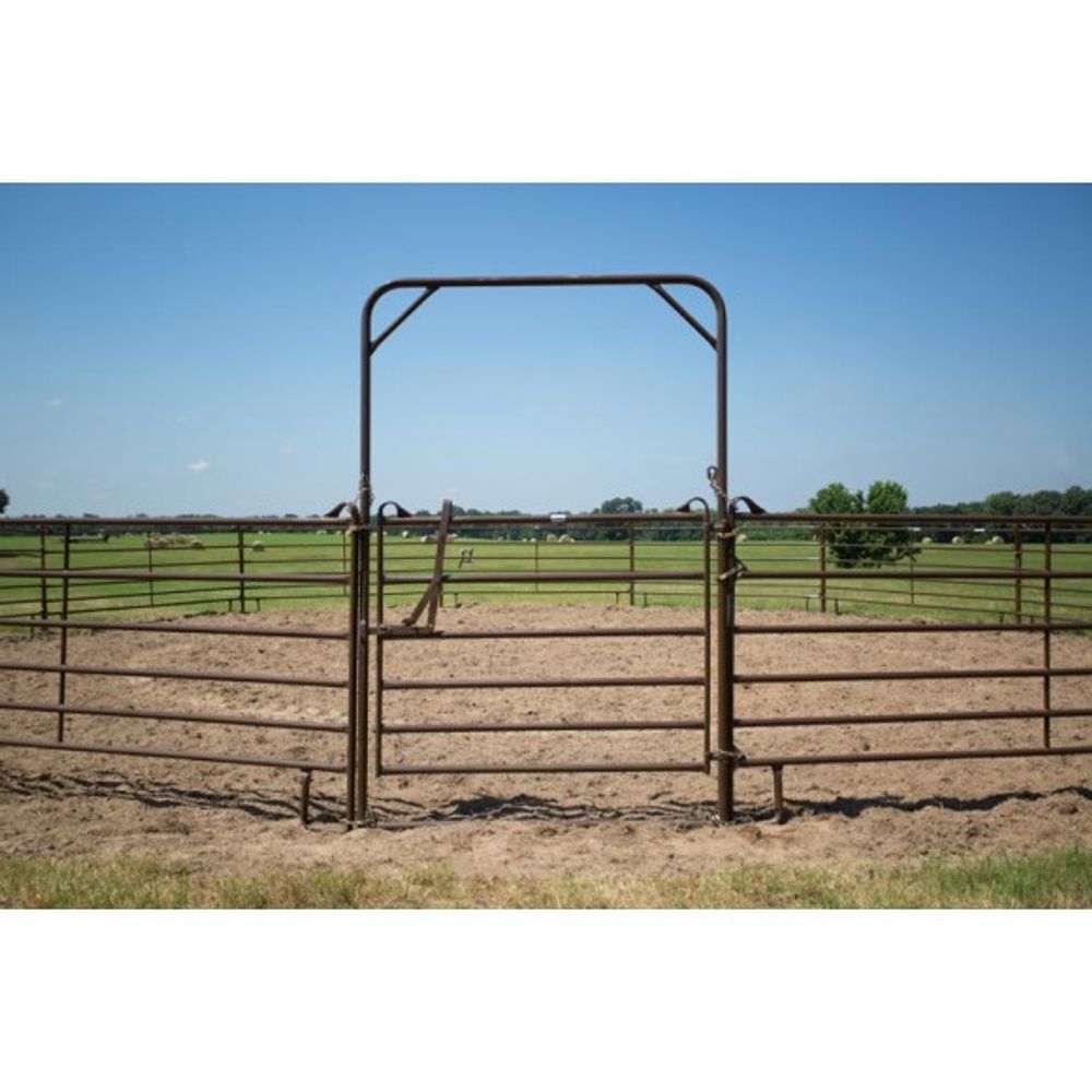 Priefert, 6' Brown Utility Bow Gate