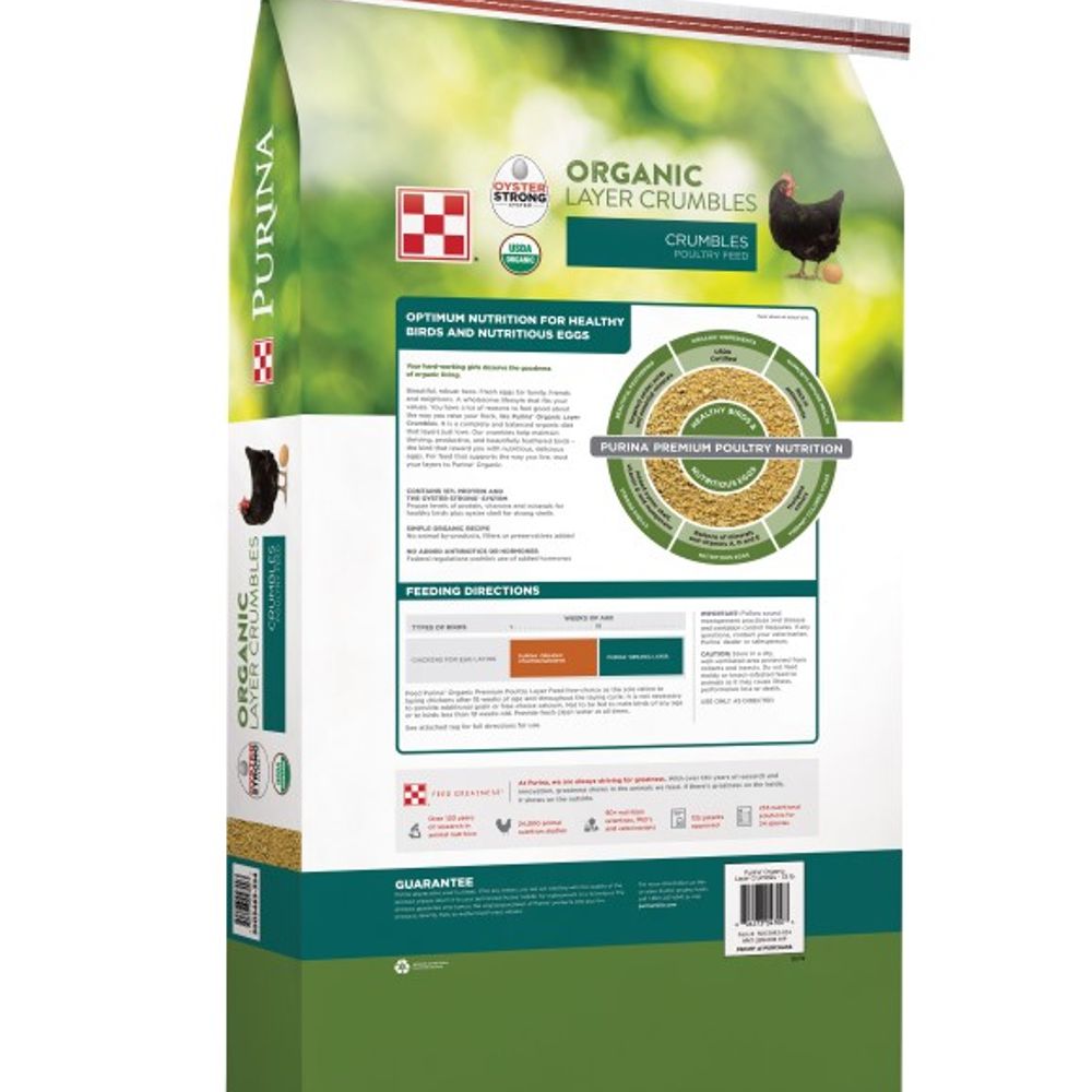 Purina, Organic Layer Crumble, 35 lb