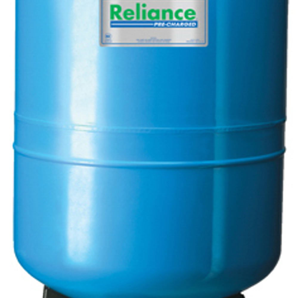 Water System Pump Tank, Vertical, Precharged, 100 PSI, 52-Gals.