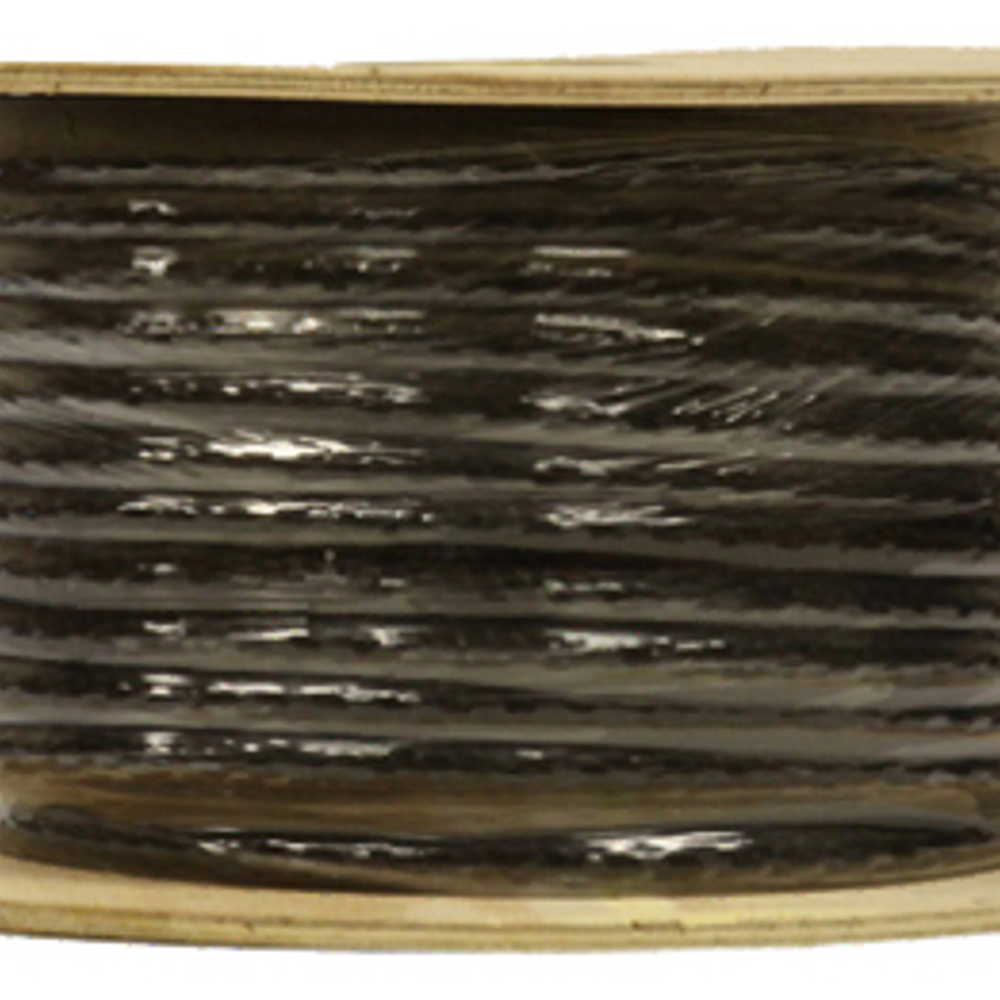 Polypropylene Rope, Solid Braid, Black, 5/8-In. x Per ft