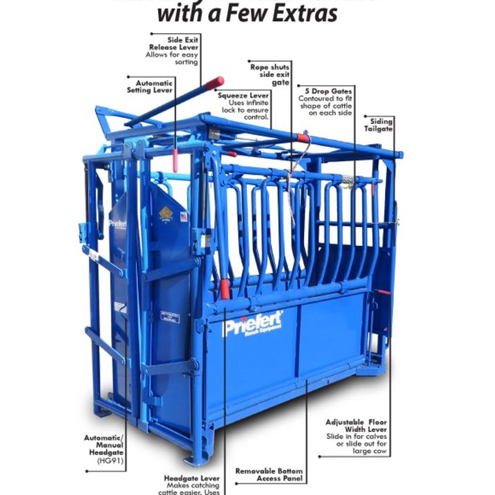 Priefert, Rancher Squeeze Chute