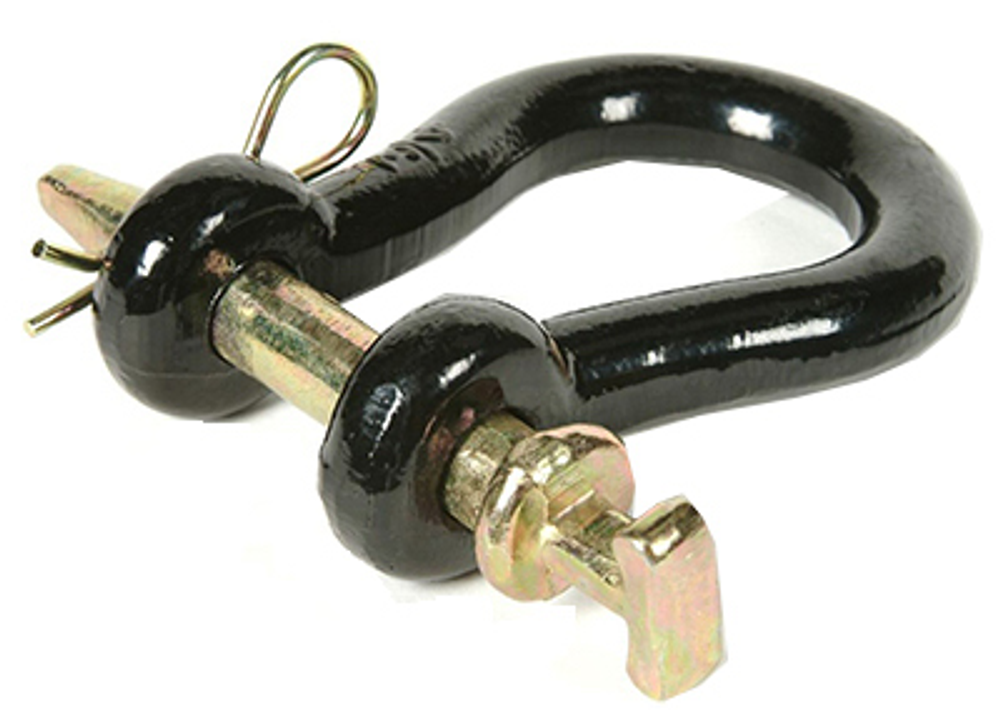 Double HH Straight Clevis, Black, 1 x 5-5/16-In.