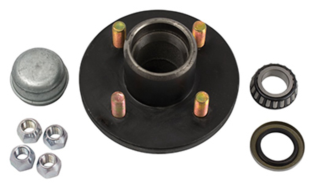 BT8 Spindle Replacement 4-Bolt Trailer Wheel Hub Kit