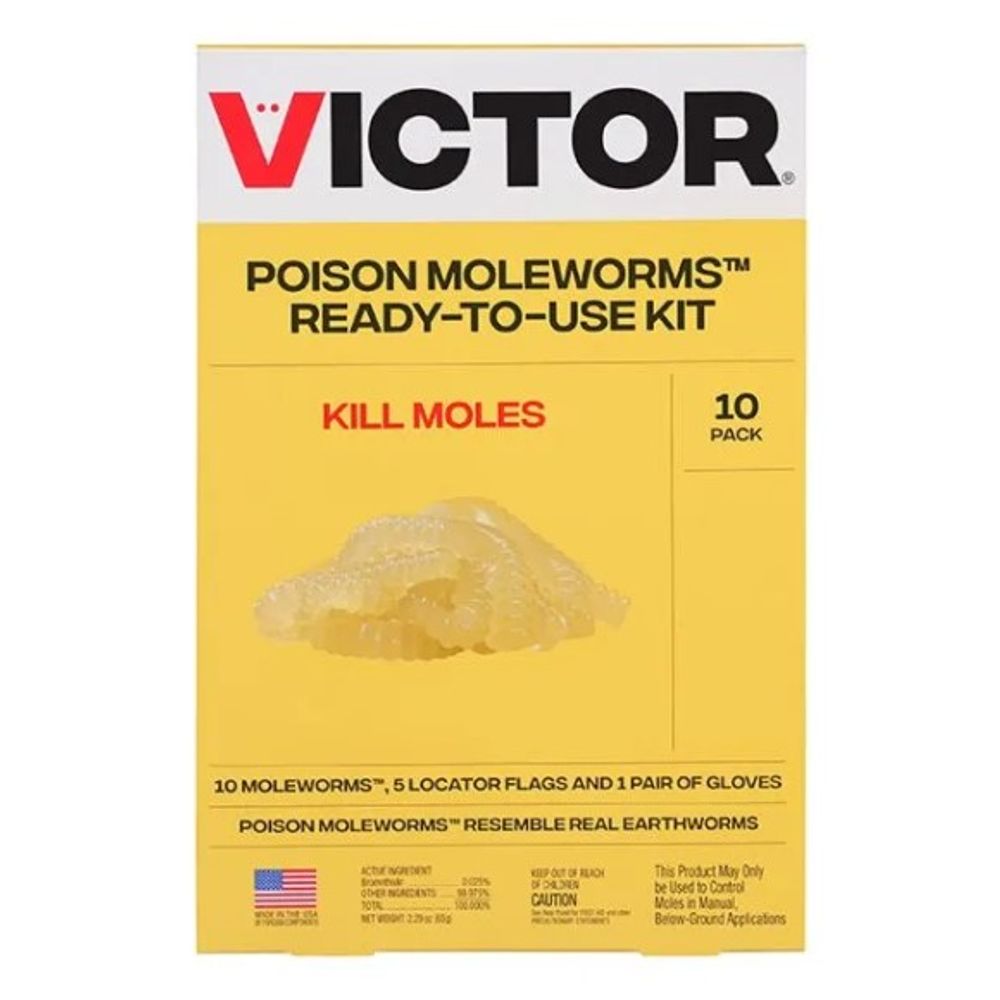 Victor, Poison Moleworms, 10 pk