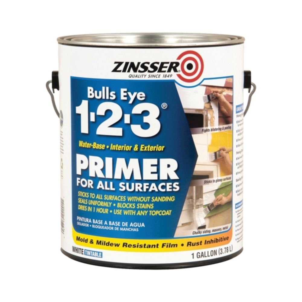 Zinsser, Bulls Eye 1-2-3 Water-Base Primer, 1 gal