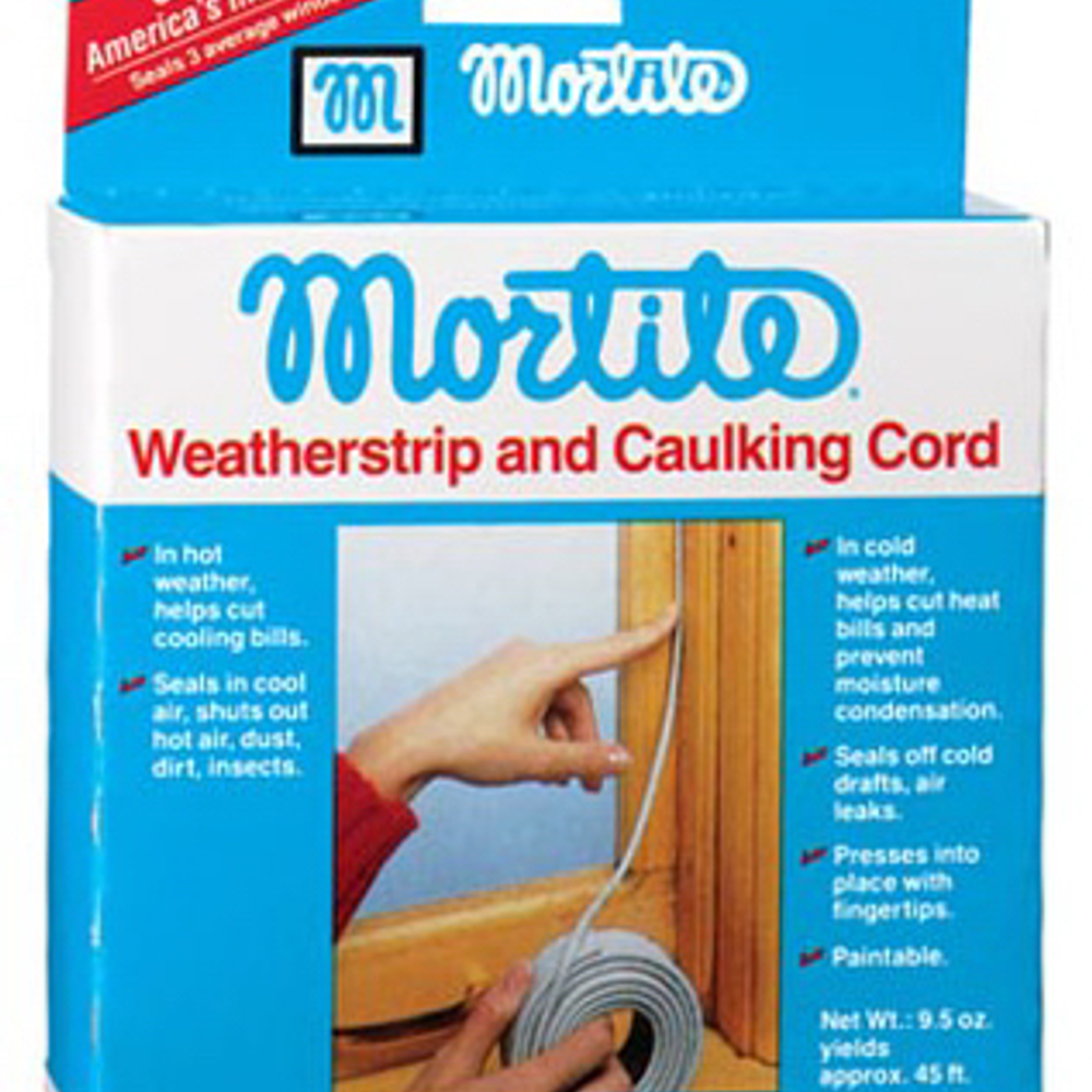 Mortite Caulking Cord, Gray, 90-Ft.