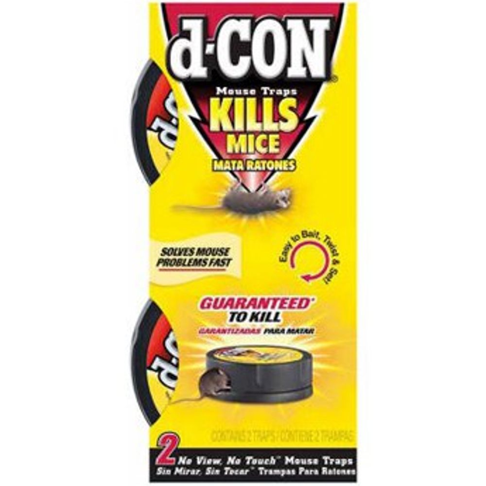 D-CON No View No Touch Mouse Trap 2 pk.