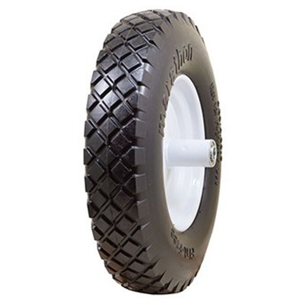 Flat-Free Wheelbarrow Tire, 15.5 in.