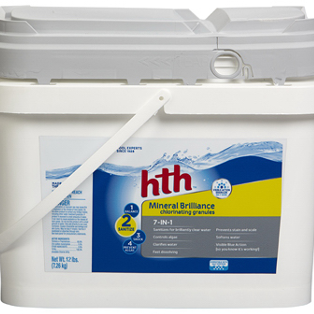 HTH Pool Mineral Brilliance Chlorinating Granules, 18-Lbs.