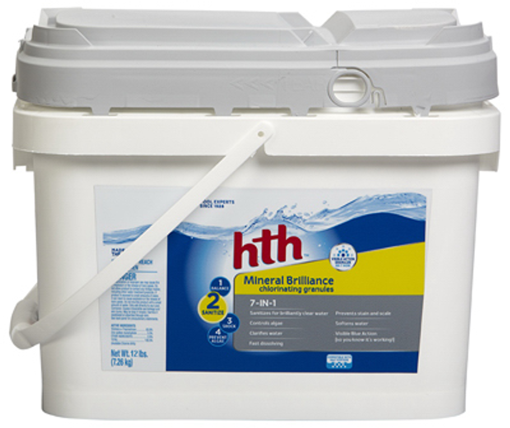 HTH Pool Mineral Brilliance Chlorinating Granules, 18-Lbs.