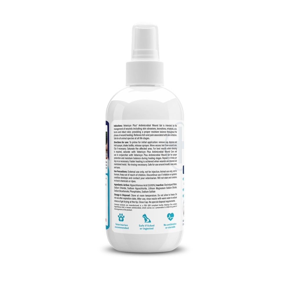 Vetericyn, Plus Antimicrobial Hydro Gel Spray, 8 oz
