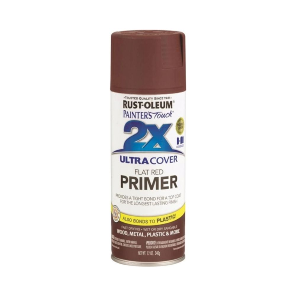 Rust-Oleum Painter's Touch 2X Flat Primer Spray Paint 12 oz.