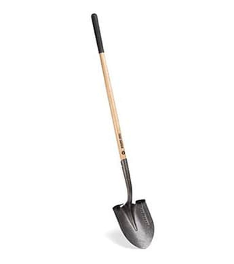 True Temper Long-Handle Round Point Digging Shovel, 49 in.
